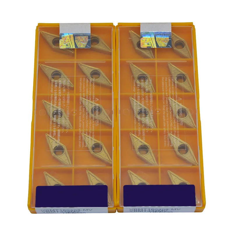 

10pcs/pack VBMT160408-MV UE6020 VBMT332MV UE6020 CNC Carbide Inserts Machine Cutting Tools