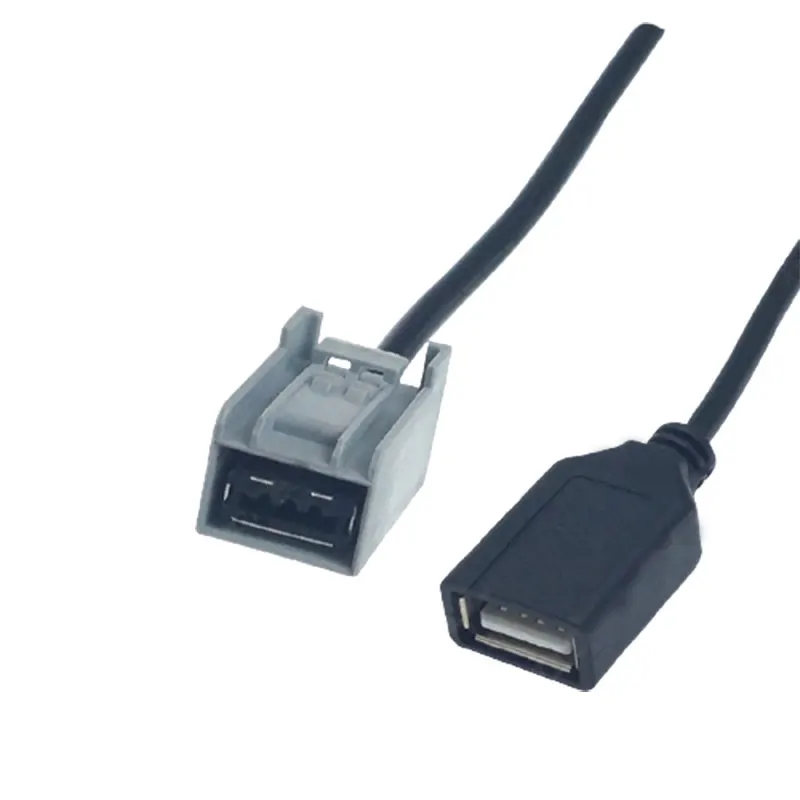 

Car Audio Radio AUX USB Cable Female Port Extension Wire Adapter For Honda Civic/Accord/Odyssey Mitsubishi Lancer