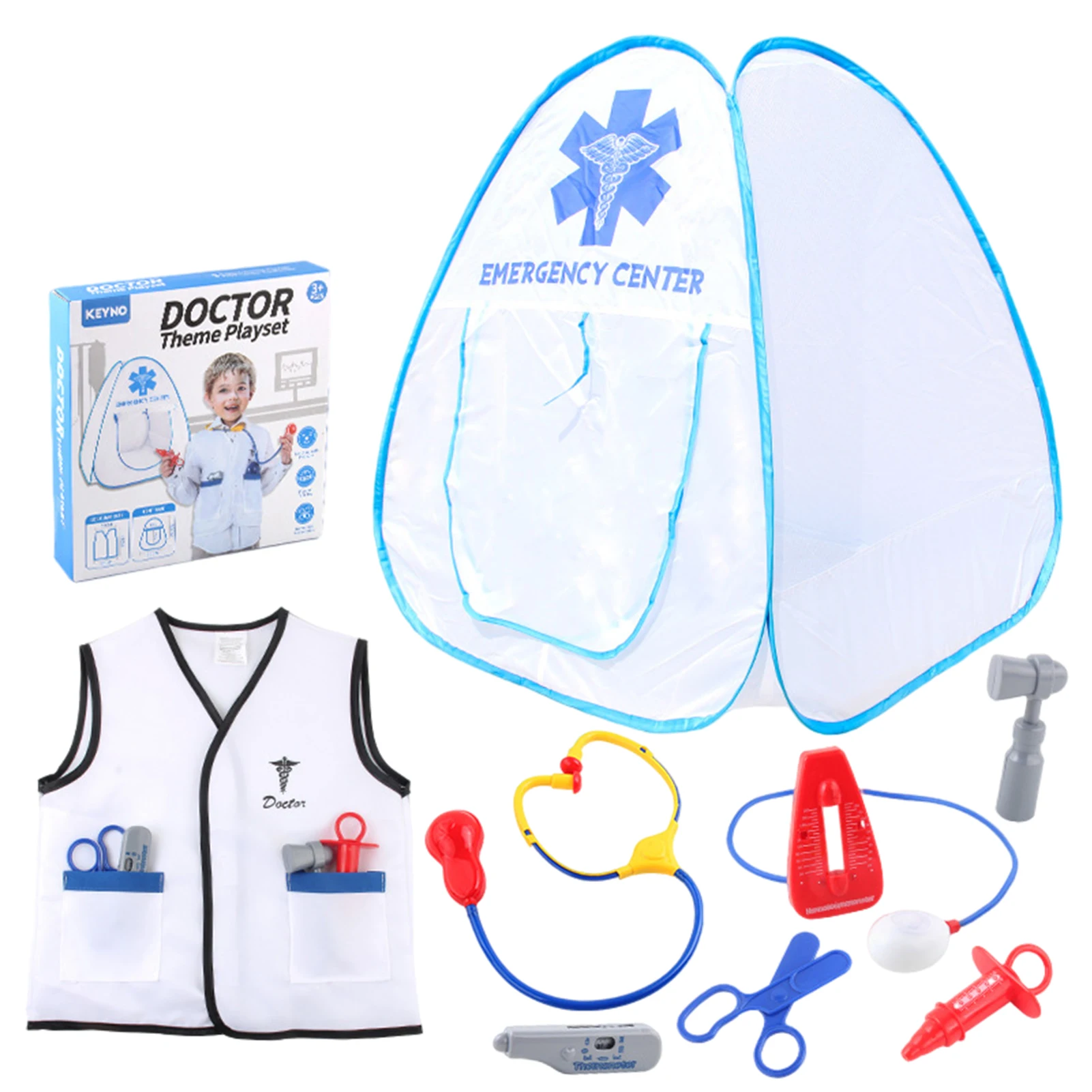 

Doctor Role Play Tent Kit Durable And Not Easy To Fade Material Suitable For Kids Educational Pretend Play Toys
