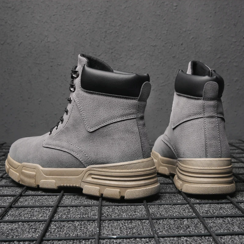 High Quality Fashion Winter Men's Martin Boots Warm Working Lace Up Desert Round Toe Top Shoes YGd-M2805 | Спорт и развлечения