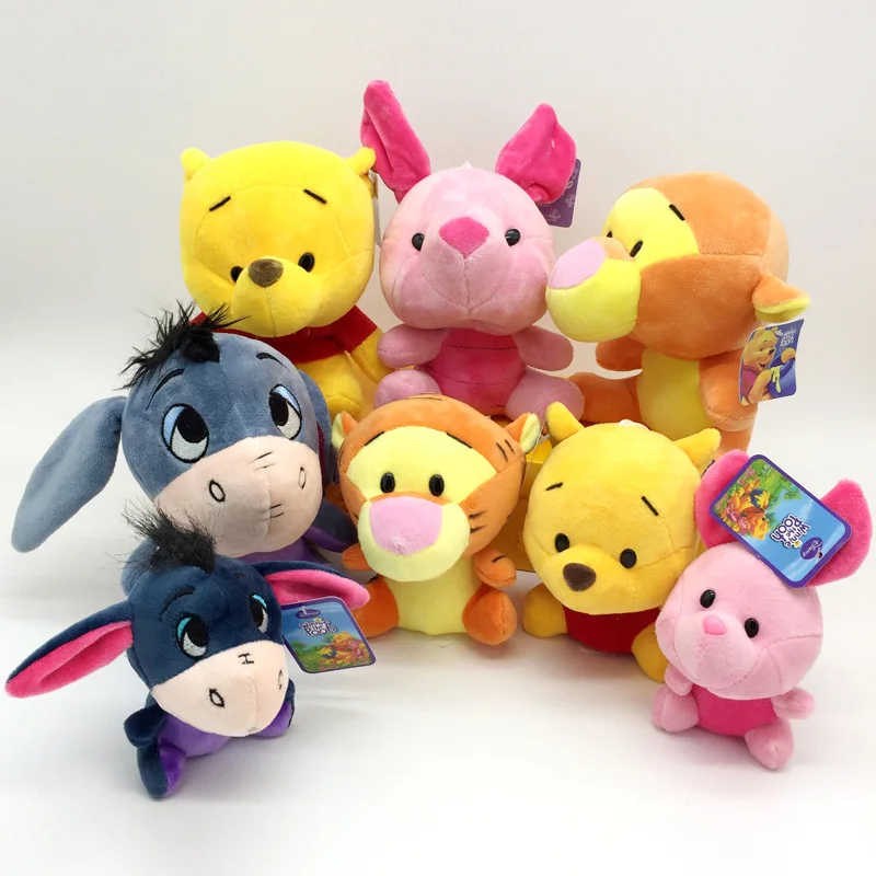 Мультфильм Аниме серии кукла прыгающий Тигр Пинцет Копилка плюшевая игрушка