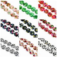 high quality 25mm multicolor natural shell coin shape necklace bracelet jewelry gems loose beads 15 inch wk54