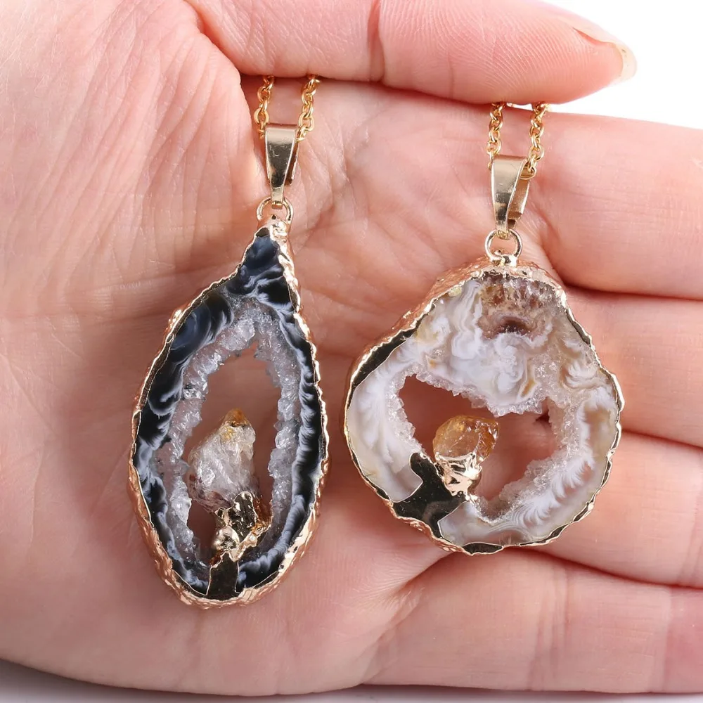 2020 натуральный камень создания ожерелья и кулона для подарка ювелирных изделий