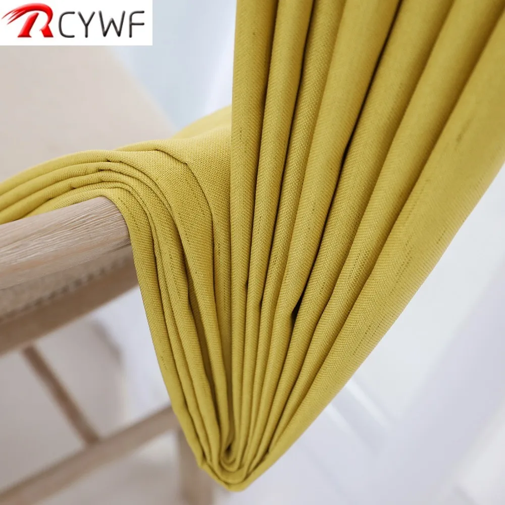 Искусственные льняные занавески для спальни Rideaux окна Заказные клетчатые