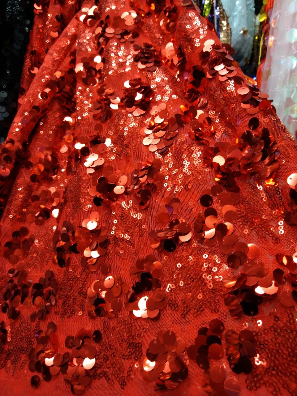 Новые блестки Африканское высококачественное Сетчатое кружево французская