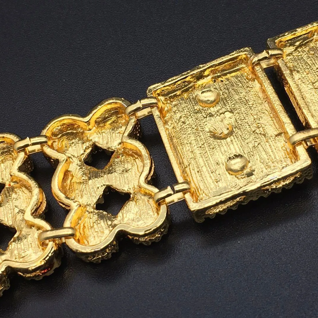 F & Y красный квадратный Циркон высокого качества Роскошные ювелирные изделия