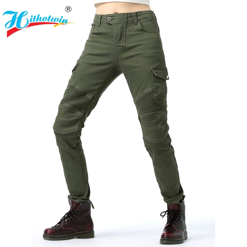 

Motorcycle Pants Women Moto Jeans Protective Gear Riding Touring Women Motorbike Trousers Motocross Pants Moto Pants Hi-06