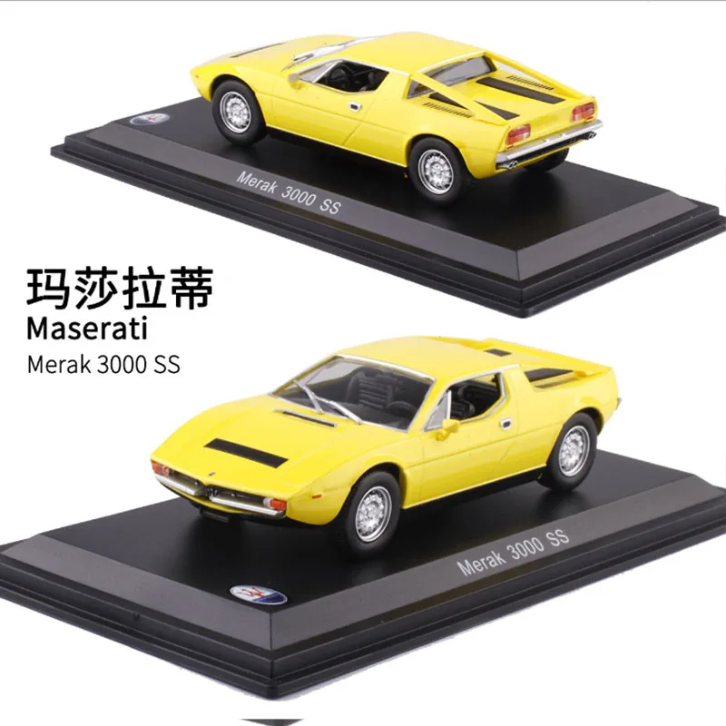 Масштаб 1:43 Классическая модель гоночного автомобиля Maseratis из металлического