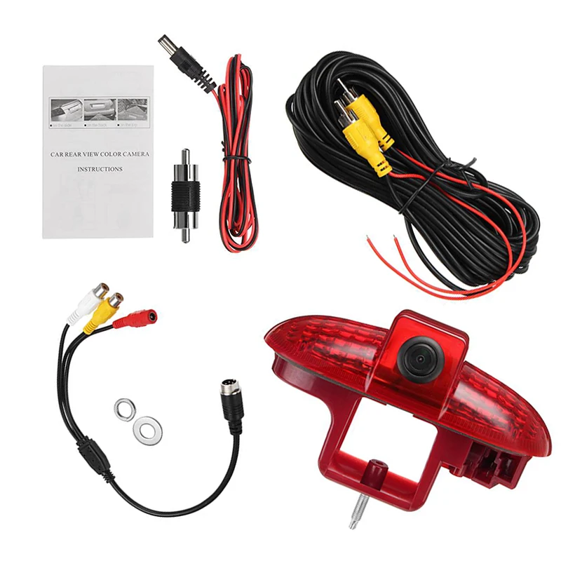 

170Degree Car High-position brake ligh Reversing Backup Rear View Camera Brake Light 10M Waterproof For Renault Trafic 2001-2014