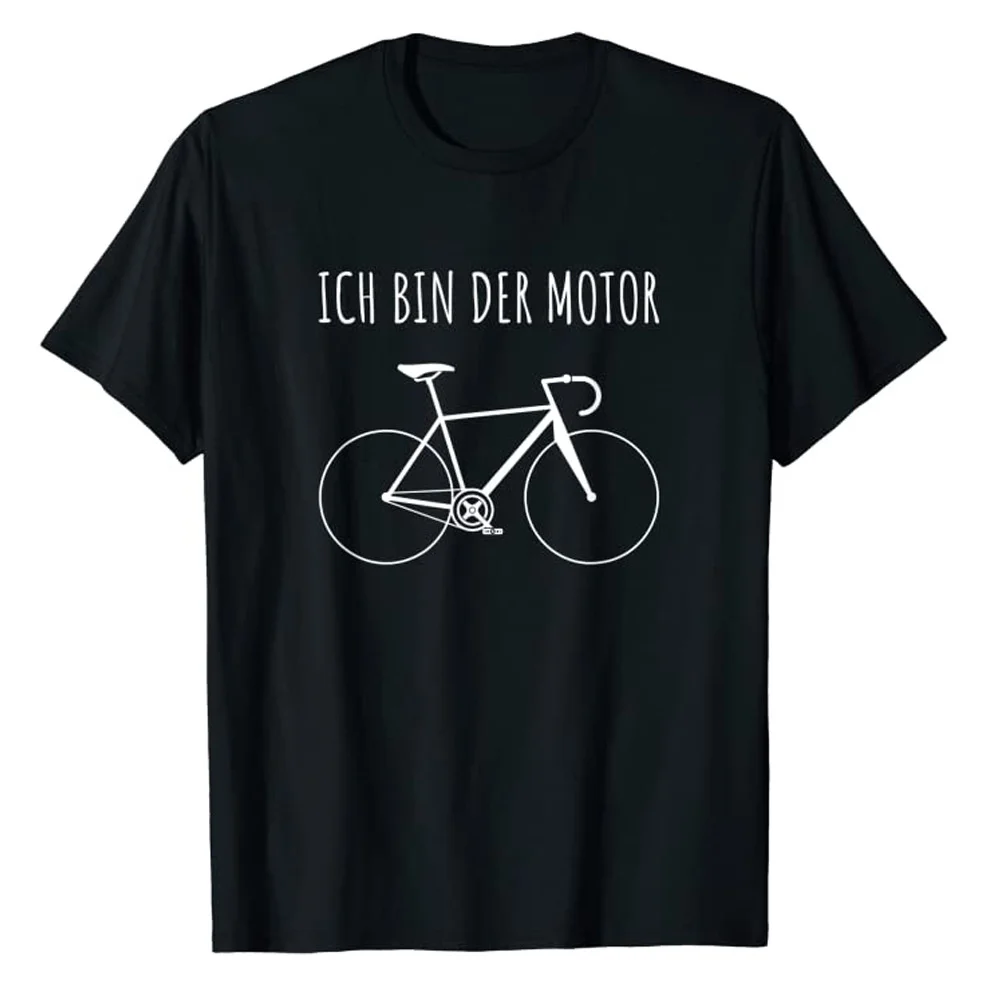 

ICH bin der motor women's T-shirt crew neck T-shirt jyx155