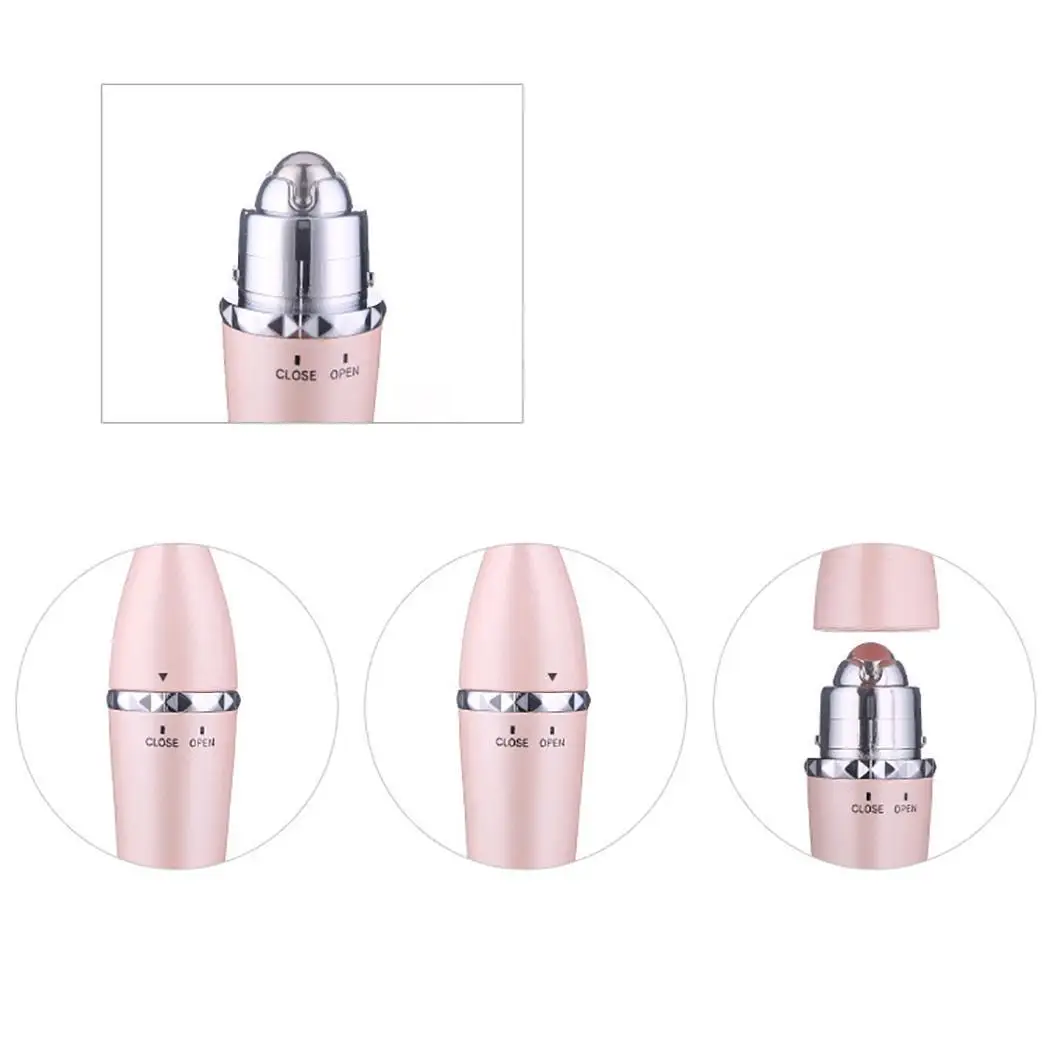 Электрический вибрирующий ролик для массажа лица дома салона и т. д. батарея AA (не