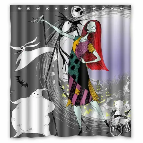 

Nightmare Before Christmas Waterproof Bathroom Shower Curtain