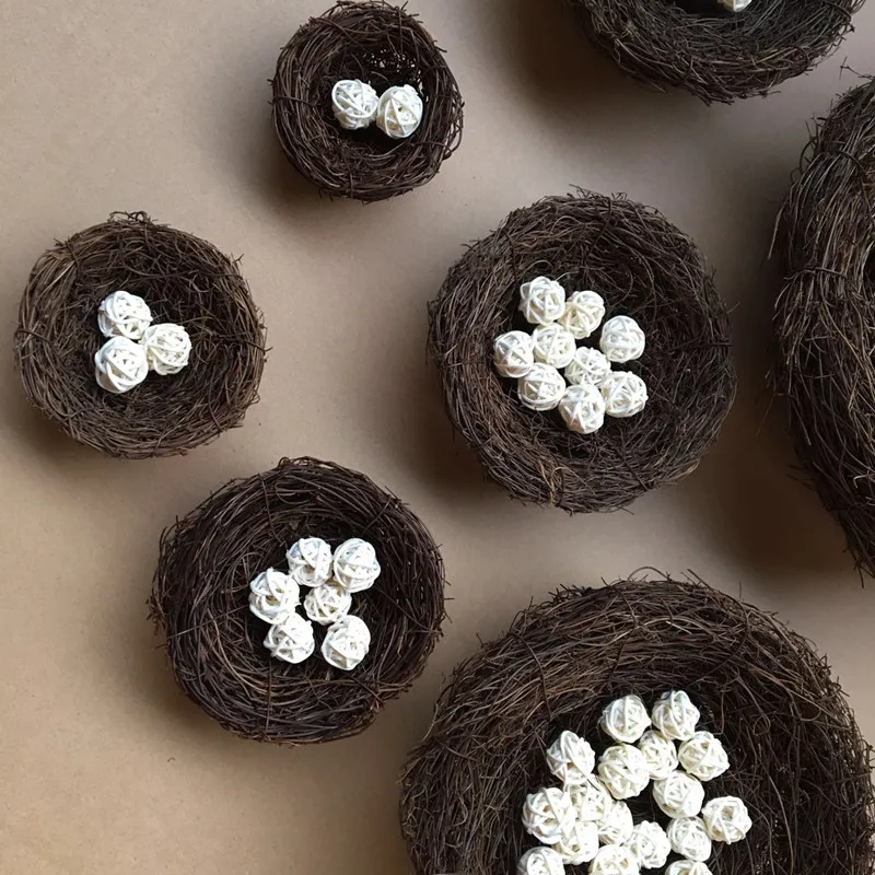 6 30 см корзины из ротанга для хранения креативные ручной работы лоза пасхальное