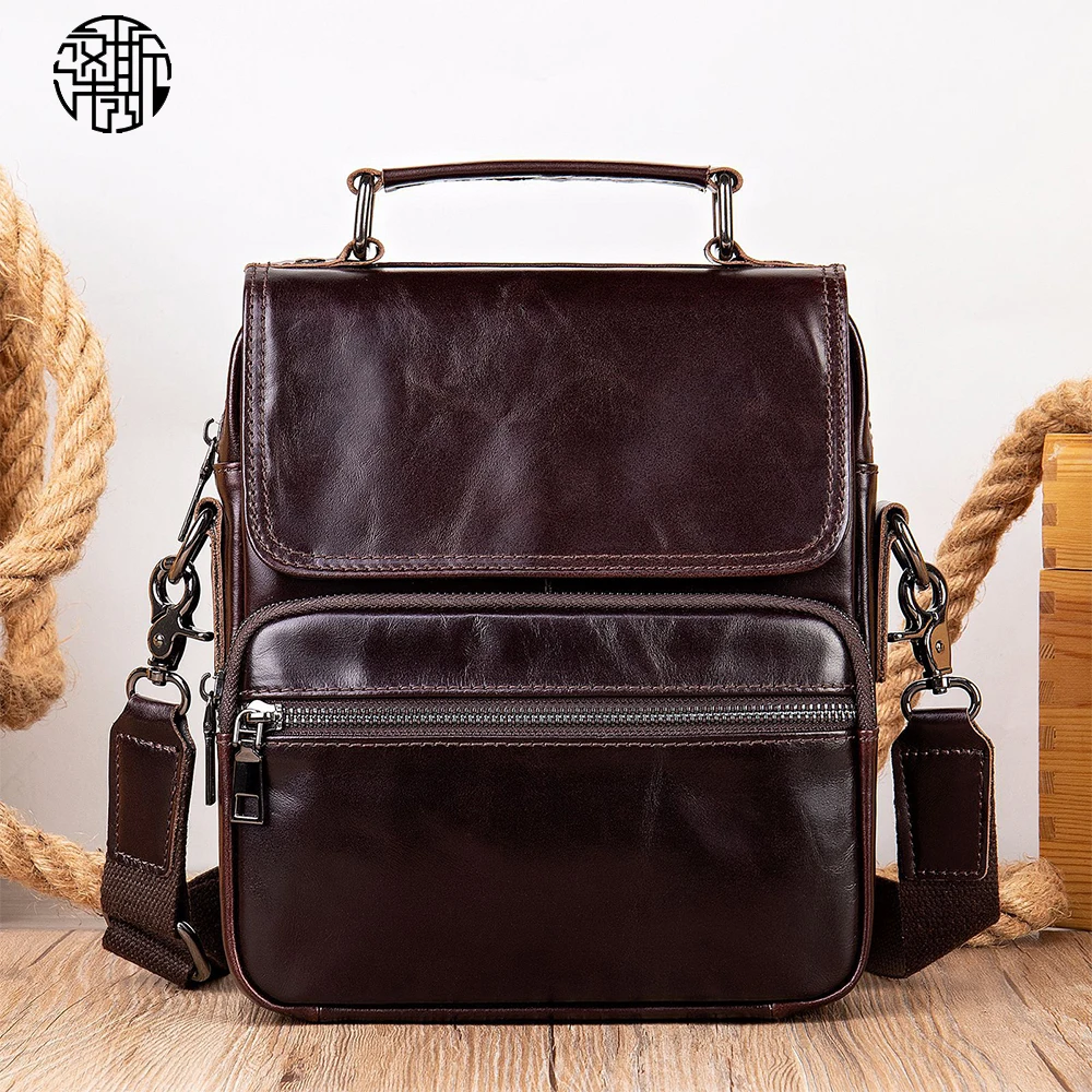 vender Zenos Masculino Couro Genuíno Mochila De Viagem De Negócios Grande Vintage Aleta Sacos De Ombro Preto Crossbody Saco