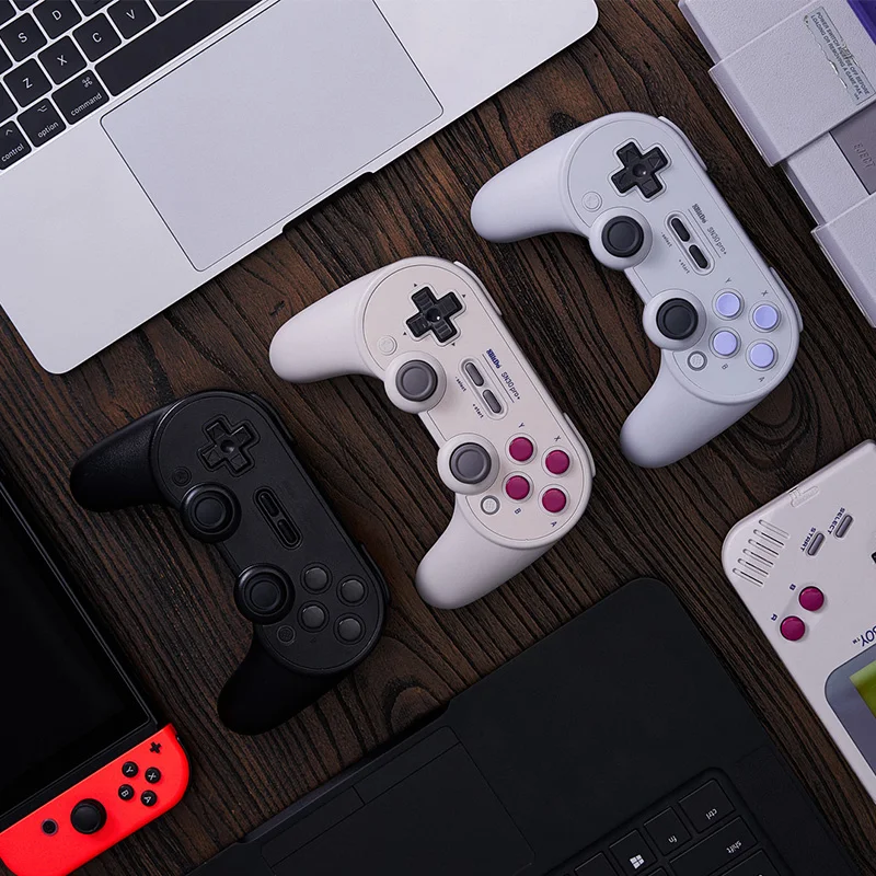 Беспроводной геймпад 8bitdo SN30 Pro Plus + Bluetooth с джойстиком для Nintendo Switch ПК NS macOS Android