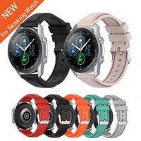 for samsung galaxy watch 3 suture silicone band 41mm 45mm wriststrap for gear s3 classicfrontier watchband bracelet accessories