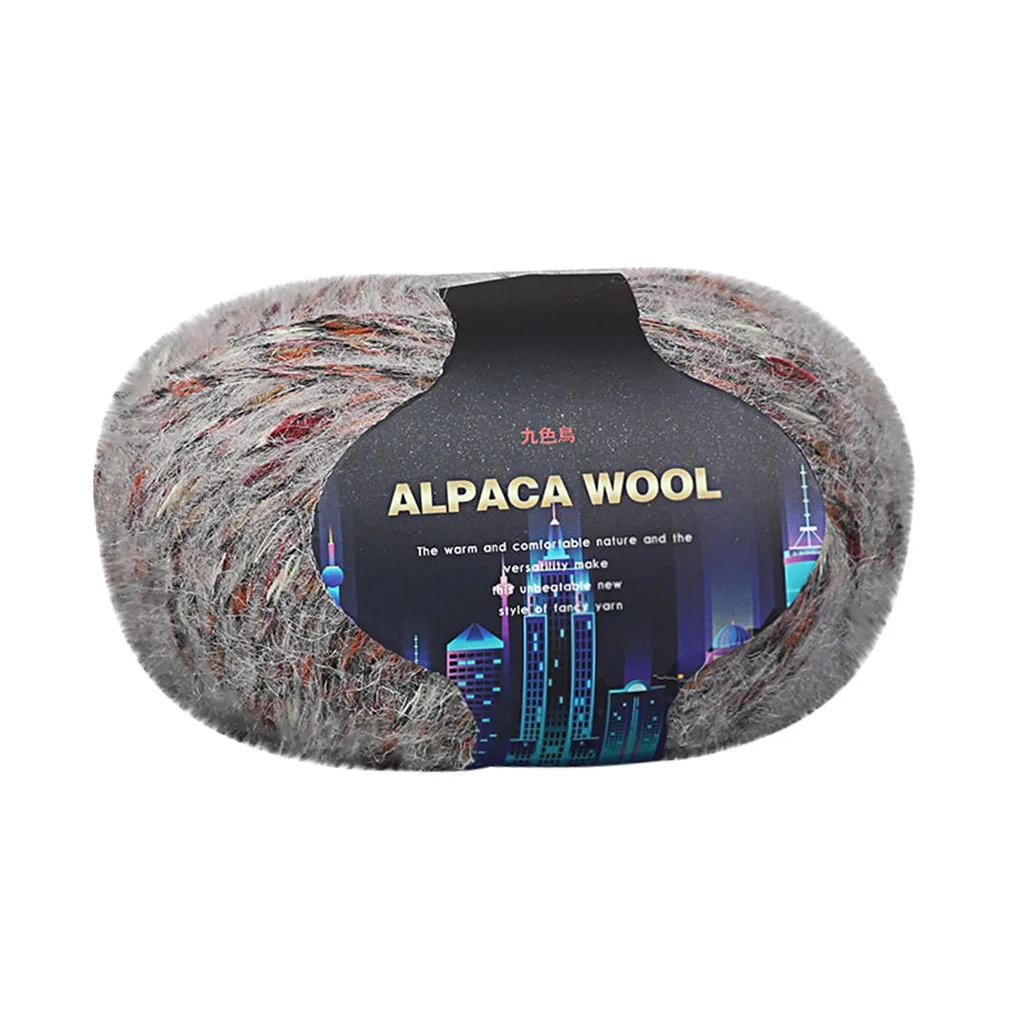 Красочные Alpacawool ручной вязки пальто свитер шарф линии из толстой шерсти инновационные и удобные товары для дома