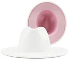 Фетровая шляпа, фетровая шляпа с тонким ремнем и пряжкой, 56-58 см