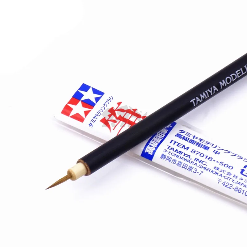 Tamiya 87018 Высококачественная остроконечная кисть для краски (средняя)|brush brush|brush paint