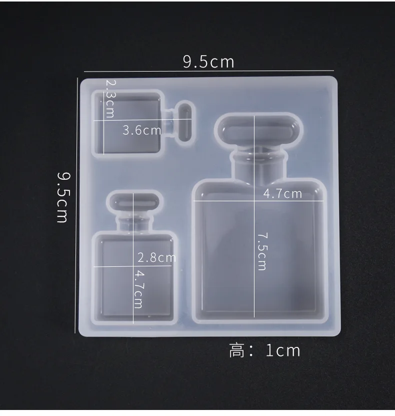 Овальная бутылка DIY инструменты для ювелирных изделий из УФ-смолы высушенные