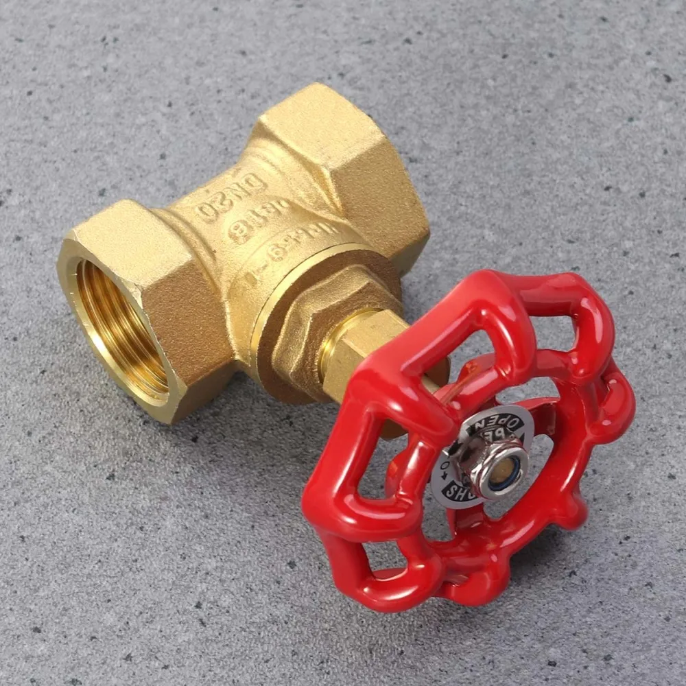 

DN20 Brass Stop Valves Flow Throttle For Home Water Pipes