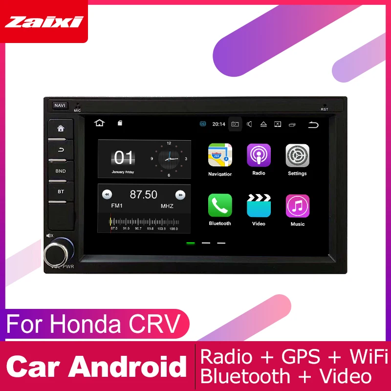 ZaiXi Android Car Multimedia Player 2 din car radio For Honda CRV 2004~2006 with navigation car stereo head unit Stereo ISP