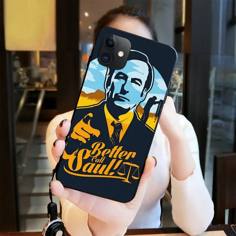 kpusagrt melhore a chamada better call saul black cell phone case for iphone 11 pro xs max 8 7 6 6s plus x 5s se 2020 xr case free global shipping
