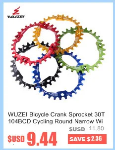 WUZEI BCD 96 мм круглая/Овальная велосипедная Звездочка MTB горная цепь колеса 32T 34T 36T для Shimano M7000 M8000 M9000 Кривошип