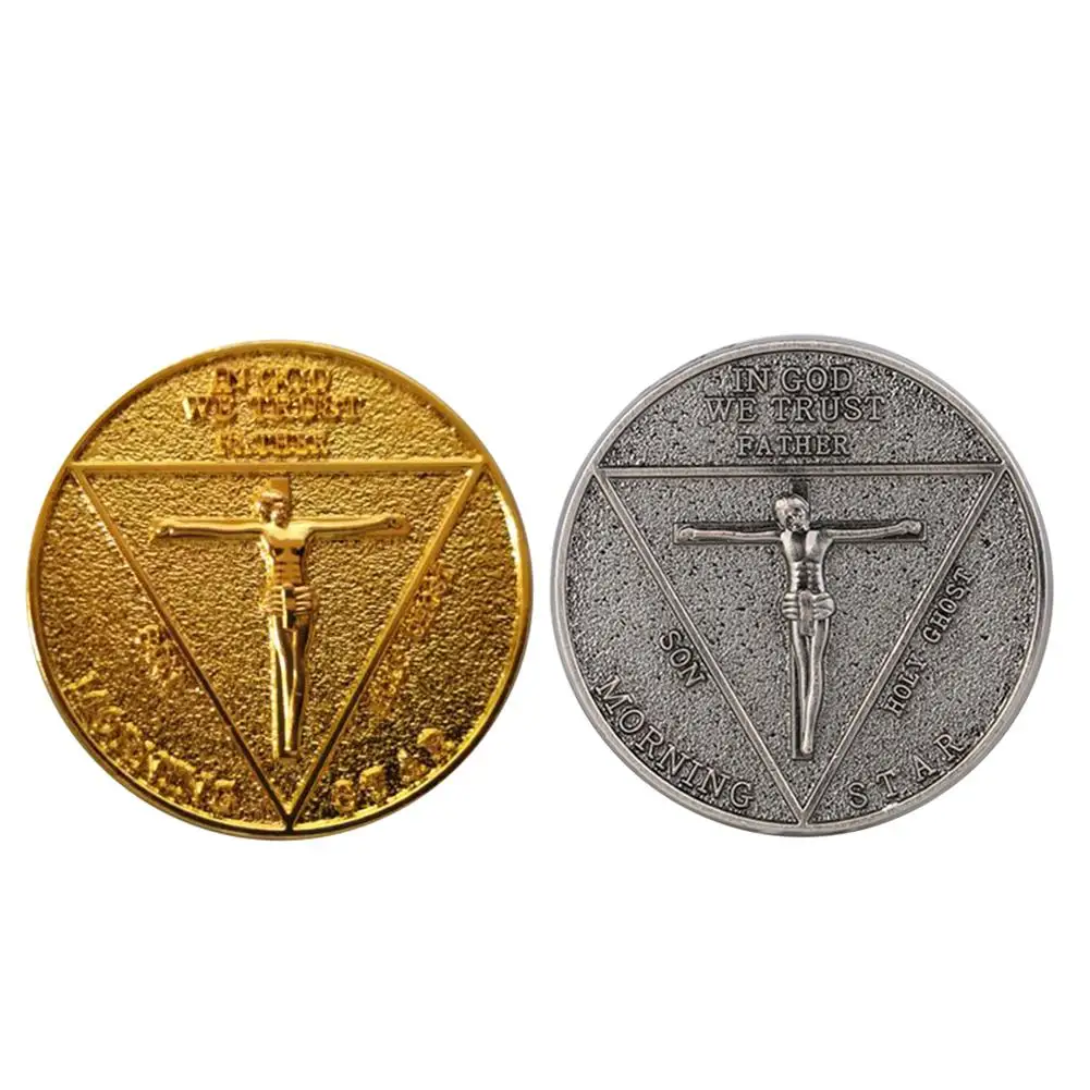 Декоративные монетки Lucifer C Penteco сталь монета порода аксессуары для косплея опора