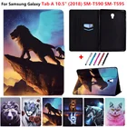 Чехол-подставка для Samsung Galaxy Tab A 10 5 2018 чехол SM-T590 SM-T595 Магнитный чехол Funda для Samsung Galaxy Tab A 10,5 2018 чехол