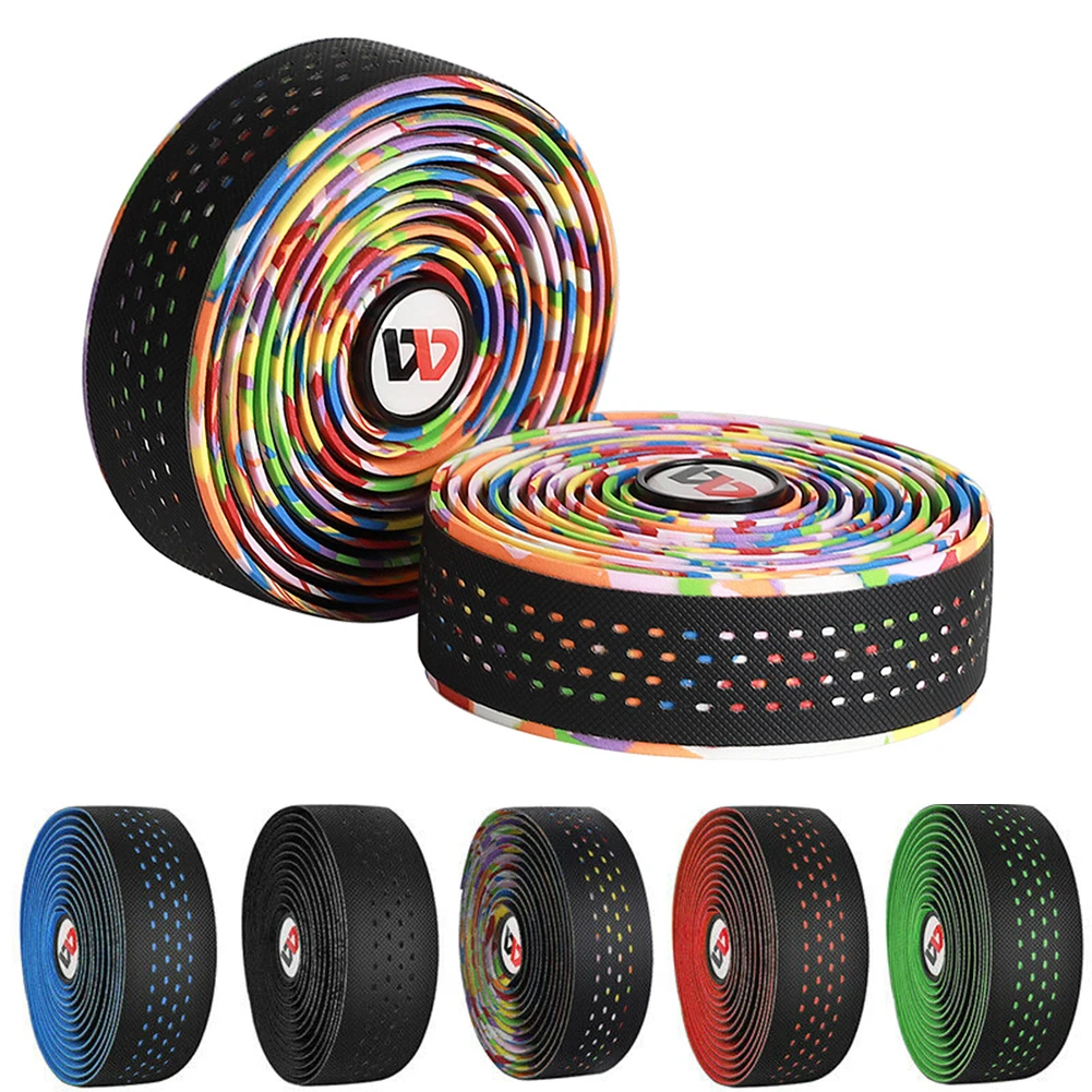 

WEST BIKING 1 Pair Cycling Road Bike Handlebar Adhesive Tape Bandage Wrap Bar Non-slip Comfy Grip 210cm