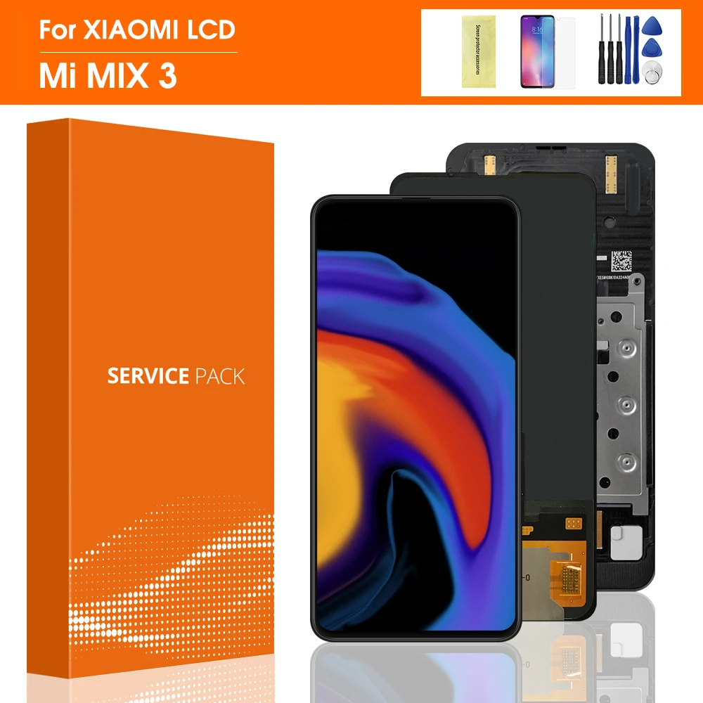 6 39 ''оригинальный для Xiaomi Mi Mix 3 ЖК дисплей сенсорный экран панель Mix3 дигитайзер