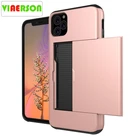 Чехол для телефона VIAERSON Spigen, тонкий противоударный чехол из ТПУ для iPhone 11 Pro Max X XS XR 8 7 6 6S Plus, с отделением для карт