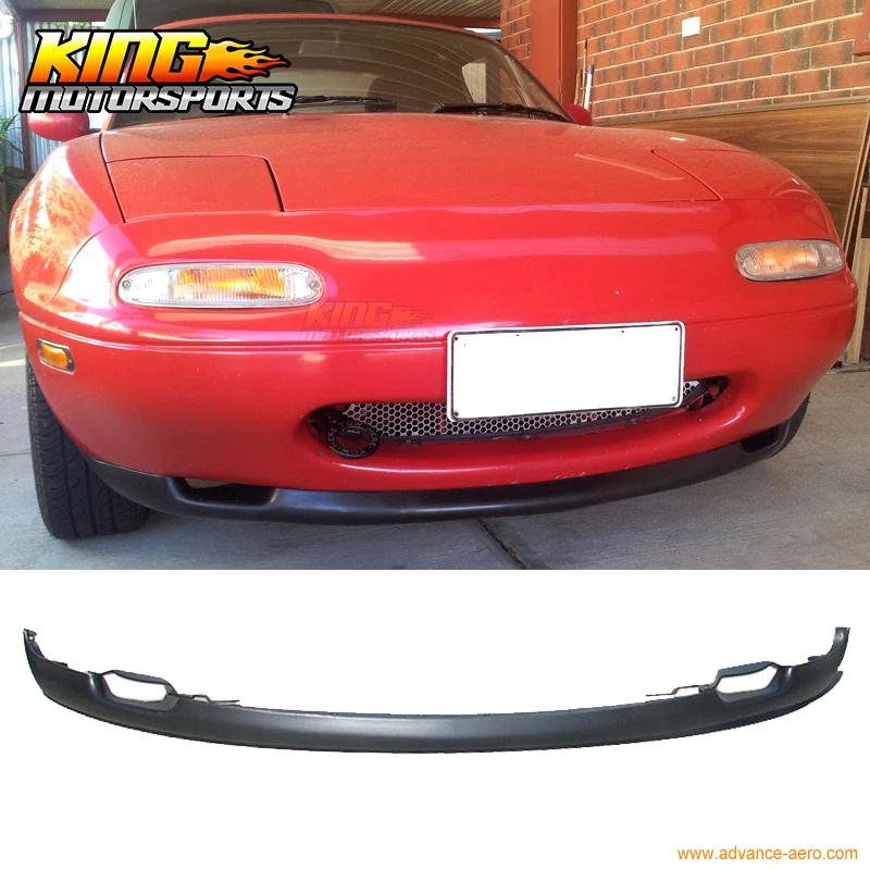 Подходит для 90 97 MAZDA MIATA передний бампер спойлер боди RS STYLE поли уретан ПУ