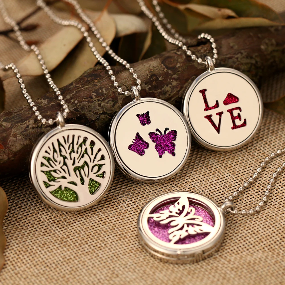 Новое ожерелье для ароматерапии ювелирные изделия с диффузором 34 мм из