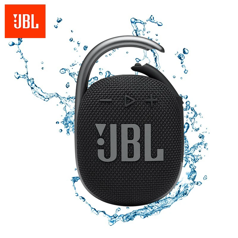 

JBL Clip4 беспроводные Bluetooth 5,1 мини-колонки Clip 4 портативные IP67 водонепроницаемые уличные басовые колонки с крючком 10 часов батареи