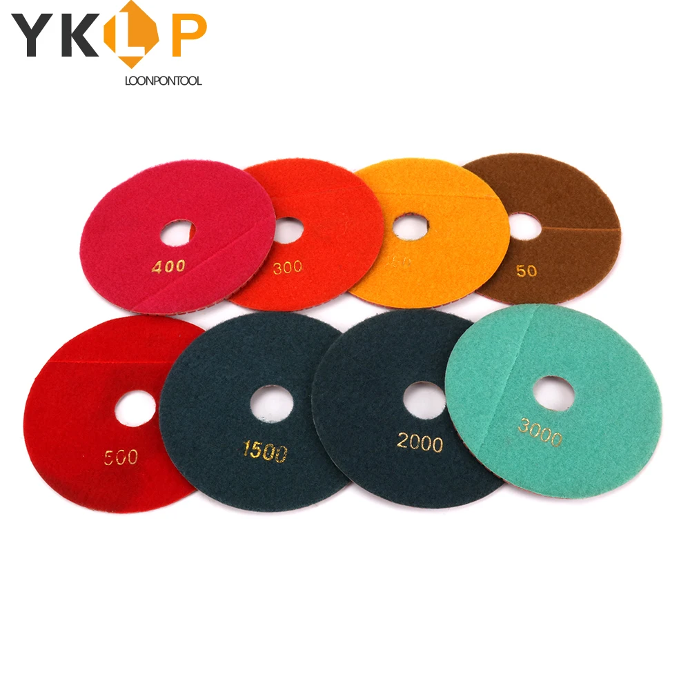 1 шт. Алмазные полировальные колодки сухой/влажной полировки Гранит Бетон мрамор