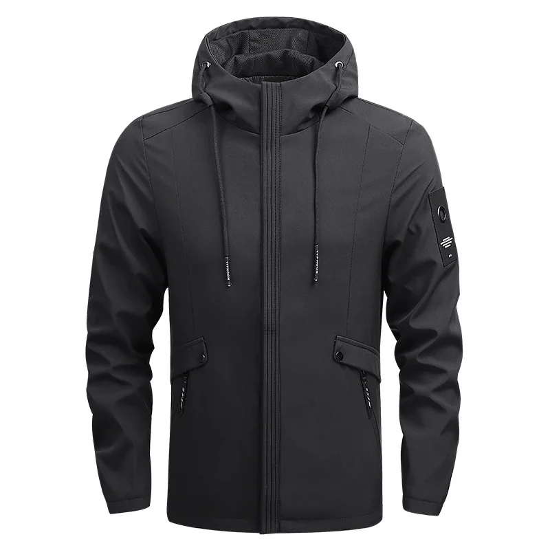 

Autumn Winter New Casual Men Slim Coat Fashion Hoodies Jacket Outdoor Travel Coats Jackets Zip Cardigan Homme Handsome Clothing