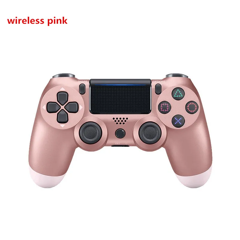 Bluetooth беспроводной игровой контроллер для PS4 контроллер подходит для playstation 4 беспроводной геймпад для playstation 4 джойстик - Цвет: Rose gold
