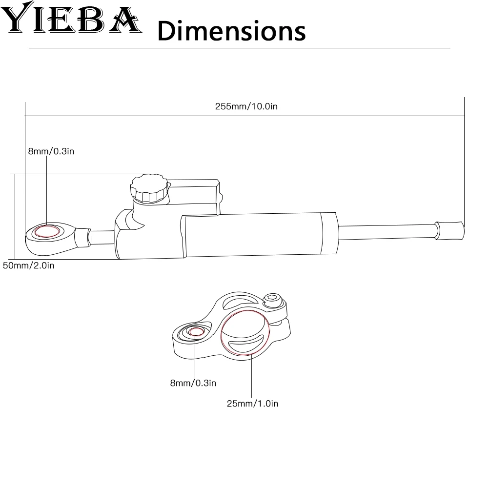Для HONDA CB599 1998-2006 CB 599 99 00 01 02 03 мотоциклетный демпфер рулевое управление