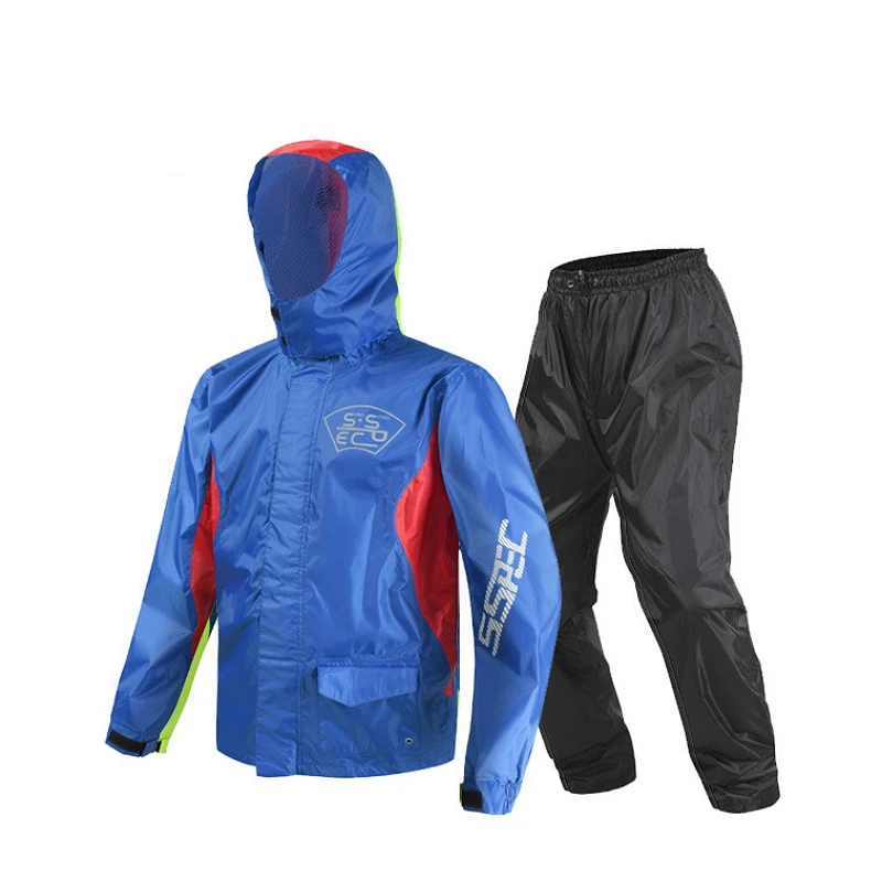 Водонепроницаемый мотоциклетный дождевой костюм дождевик дождевые штаны