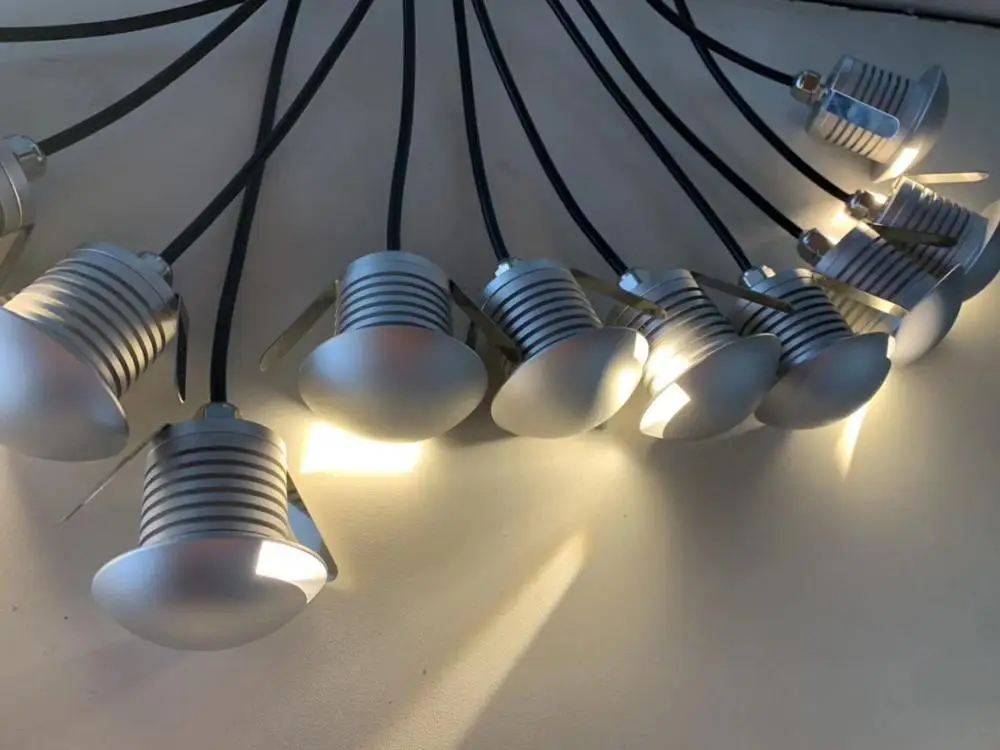 Светодиодный подземный светильник 3W CREE IP67 мини светодиодный DC12V 24V лампа Точечный