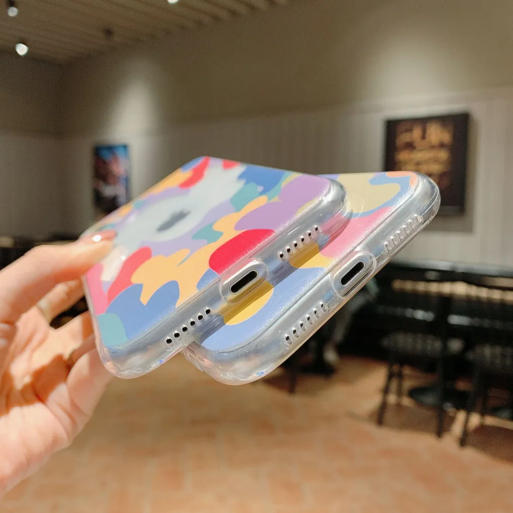 smile case for iPhone 12 Pro 11 Pro Max SE 2020 XS XR X Max 8 7 Plus case soft silicone phone cover