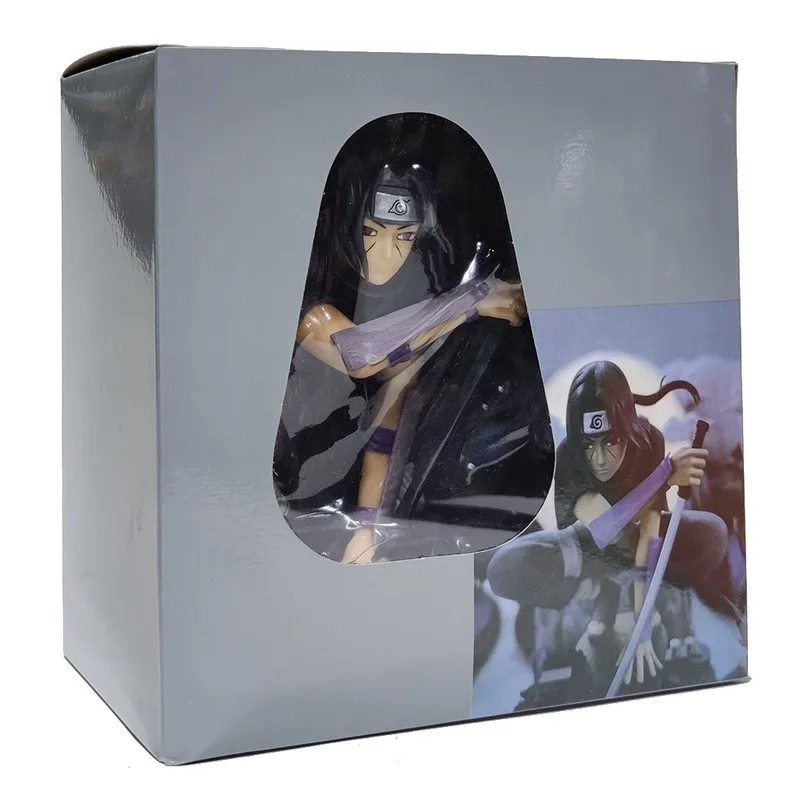 

Anime Naruto Figure 15cm Squatting Uchiha Itachi Crow Statue Decoration Itachi Action Figures PVC