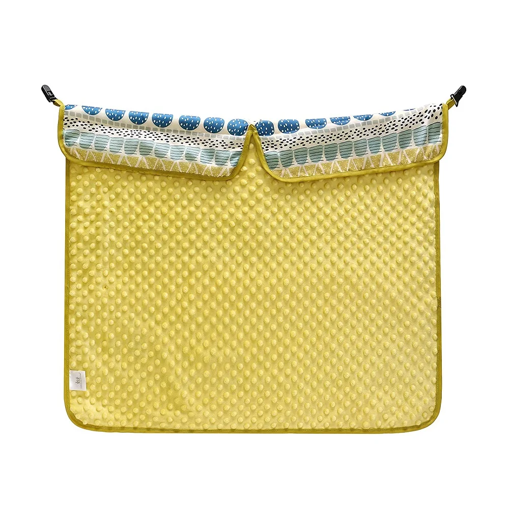 Minky Dot одеяло для детской коляски чехол малышей водонепроницаемый с зажимами