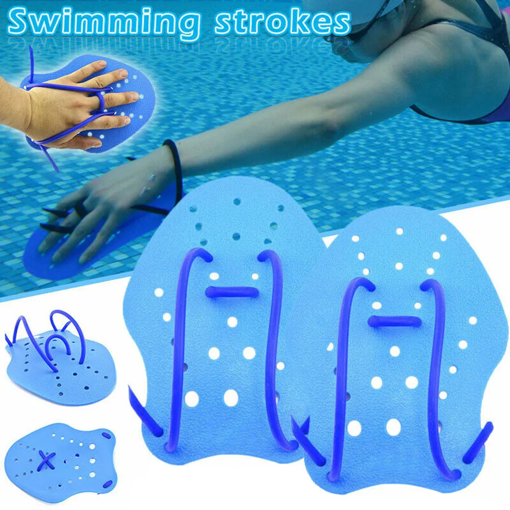 

Professional Swimming Paddles Hand Webbed Gloves Training Adjustable Fin Flipper Learn Swimming Strokes Practice Hand Paddles