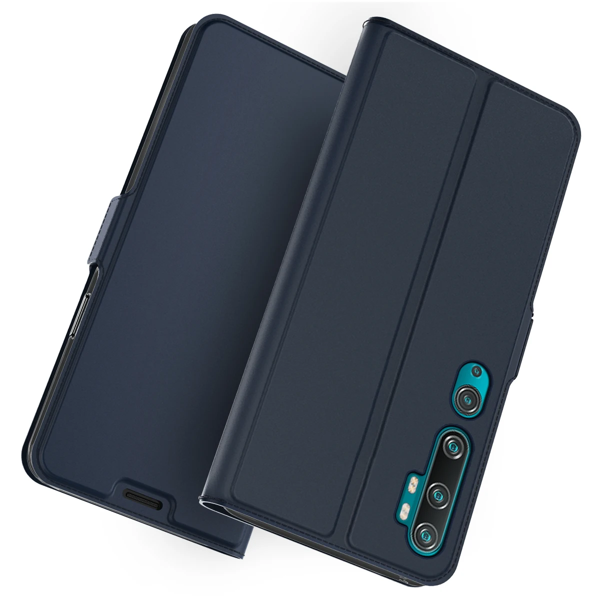 Чехол для Xiaomi Mi Note 10 роскошный кожаный чехол с откидной крышкой и карманом