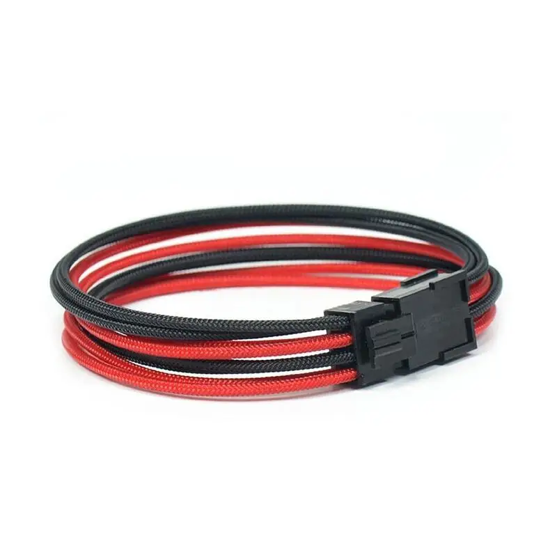 Power Supply Extension Cable Kit- Mixed Color Sleeved ATX 24Pin EPS 4+4Pin PCI-E 6+2Pin 6Pin Cord |