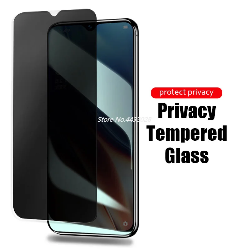 

Full Cover Anti Spy Tempered Glass for Realme GT X50 6 7 Pro 5G 7i 6i 6S Privacy Screen Protector for Realme X7 X3 X2 Pro C11 C3