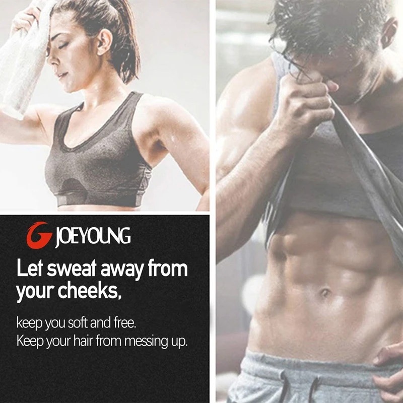 

4Pcs Sports Sweat-Absorbent Headband Male Outdoor Non-Slip Sports Headband Yoga Fitness Antiperspirant Headband